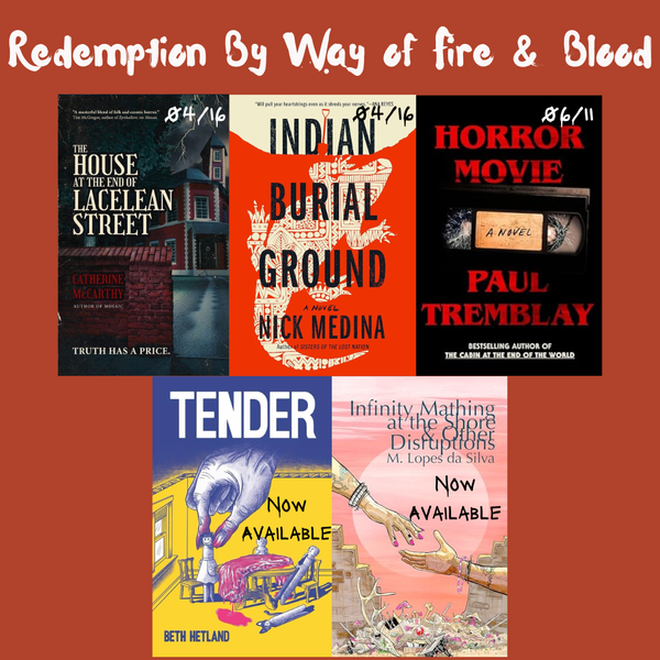 Redemption By Way of Fire & Blood - Reviews feat. Catherine McCarthy, Nick Medina, Paul Tremblay, Beth Hetland, and M. Lopes da Silva